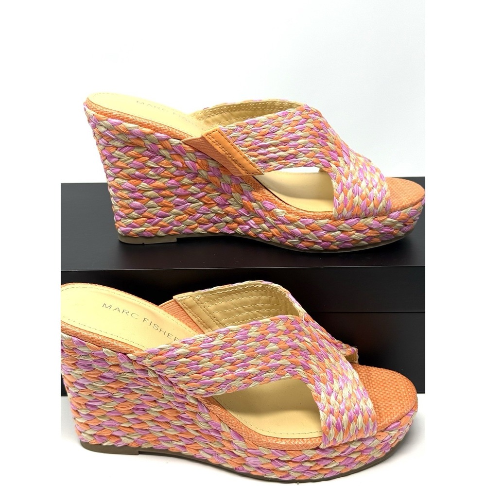 Marc Fisher Women's Sandals Kalisha Wedge Sandal Size 7 M